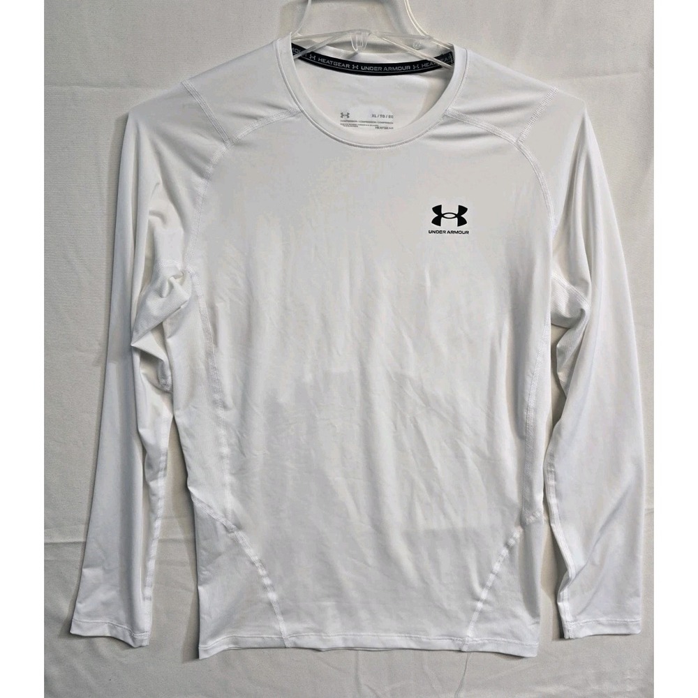 Under Armour Compression Long Sleeves Shirt XL Boys White
